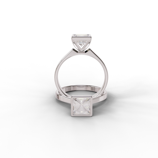 Dolce Vita - pierścionek z diamentem - 1.00 CT / VS / F, białe złoto - próba 750